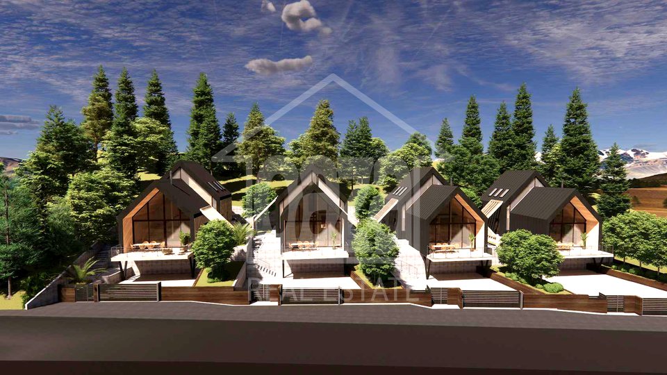 Fužine, 4 building sites for the construction of modern mountain houses