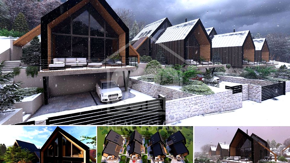 Fužine, 4 building sites for the construction of modern mountain houses