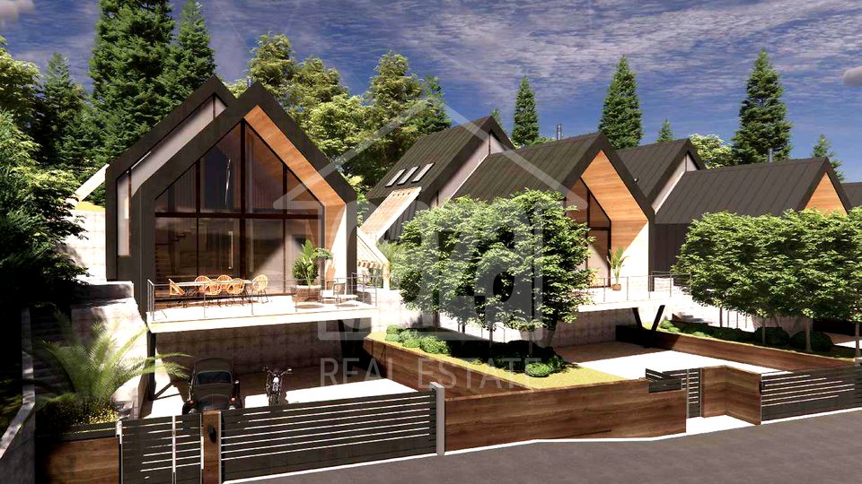 Fužine, 4 building sites for the construction of modern mountain houses