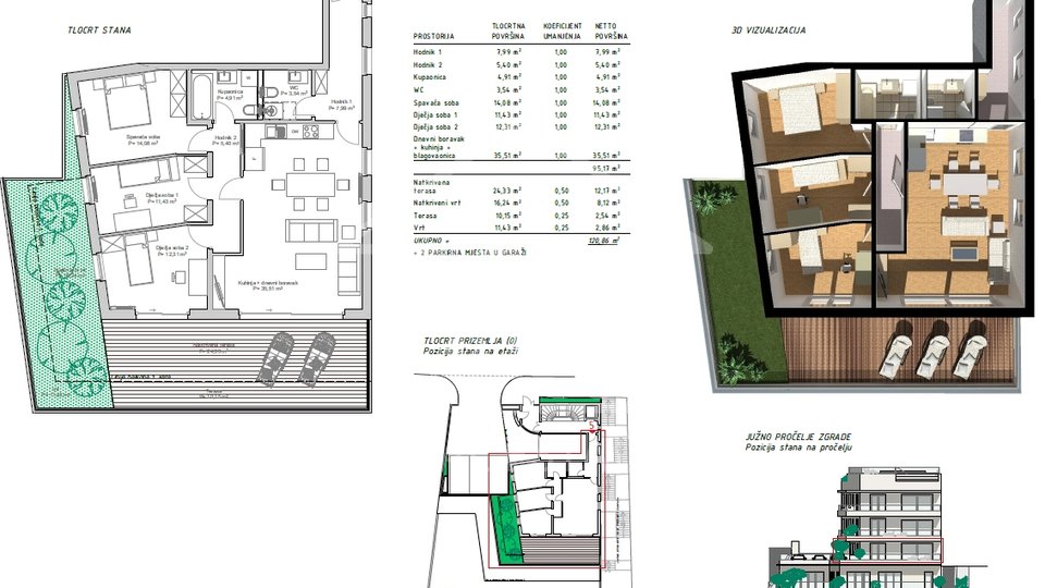 Wohnung, 108 m2, Verkauf, Rijeka - Pećine