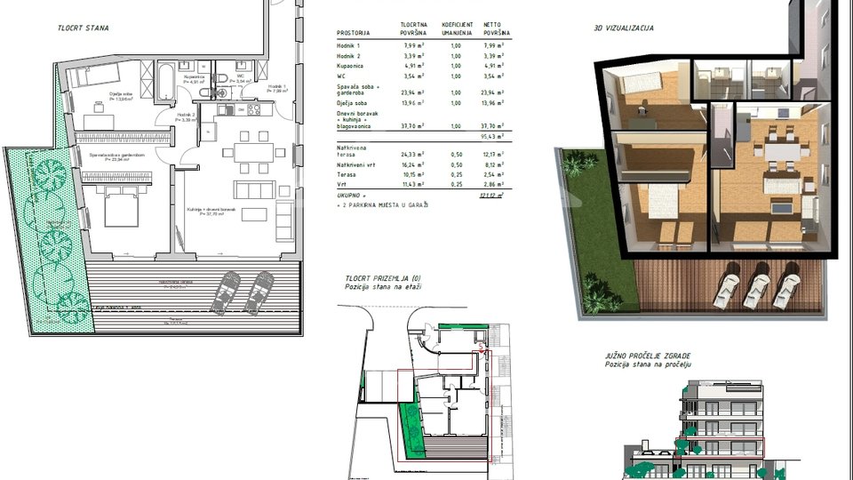 Wohnung, 163 m2, Verkauf, Rijeka - Pećine